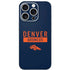 NFL Denver Broncos Blue Performance Series iPhone 16 Pro Skin